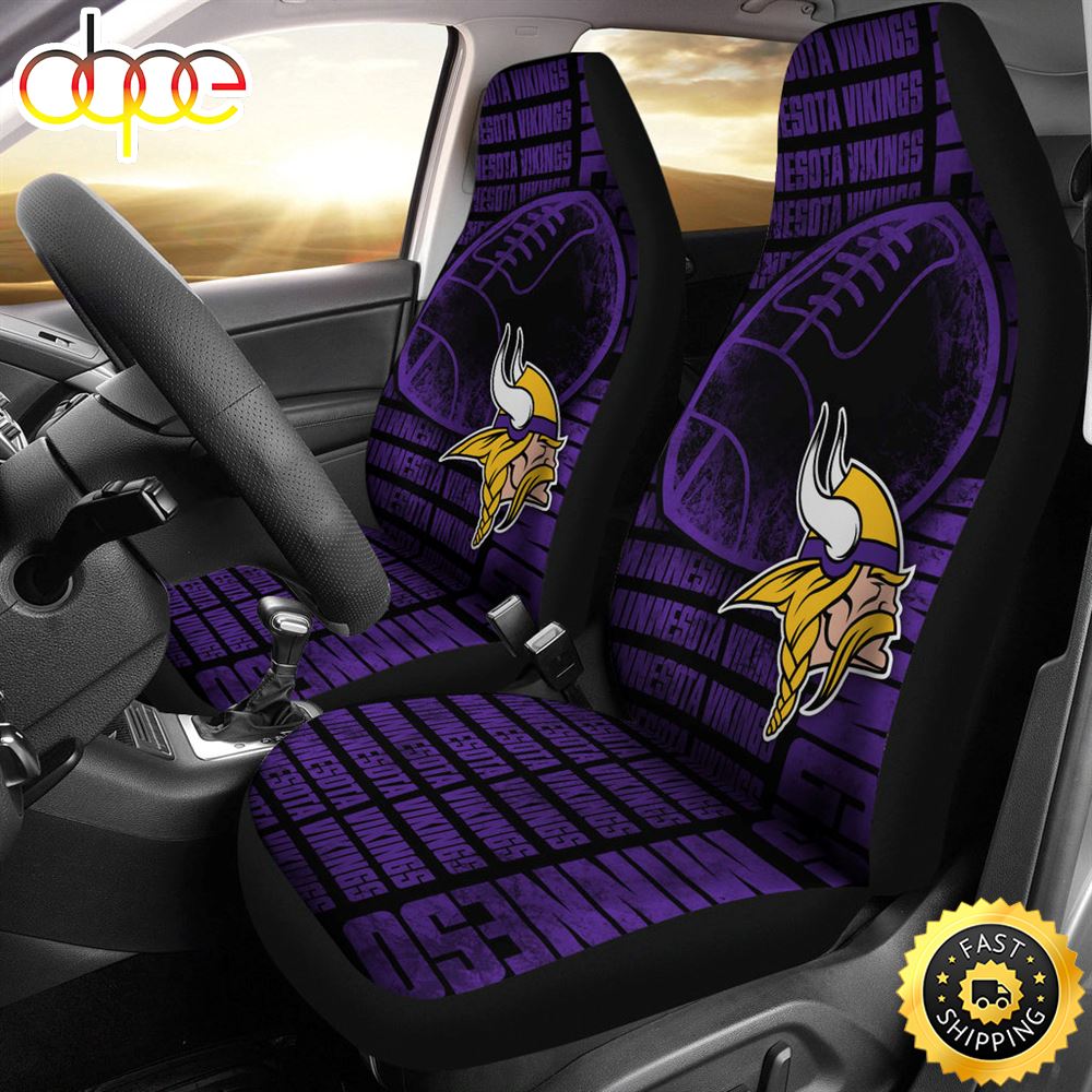 Orgeous The Victory Minnesota Vikings Car Seat Covers Wueblk