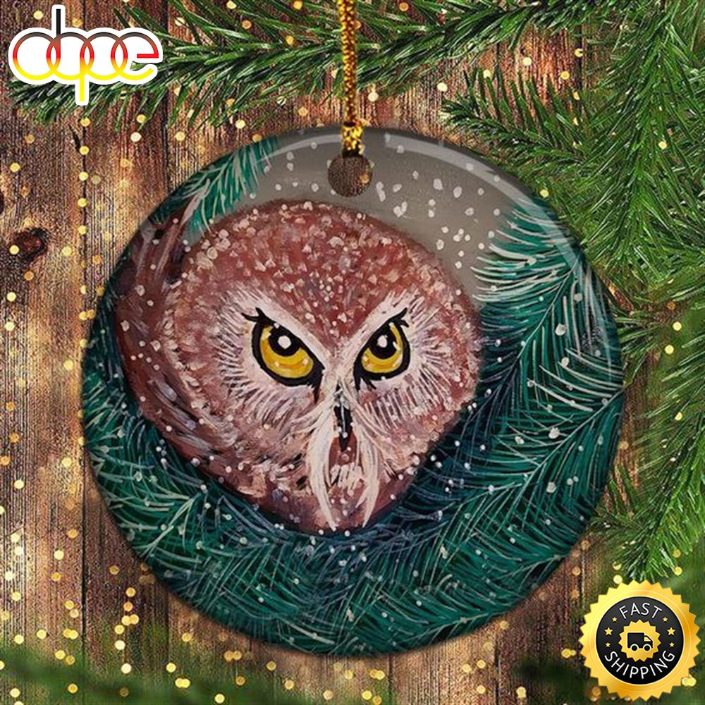 Owl Found In Rockefeller Tree Christmas Ornament Baby Owl Rockefeller Wyvw2z