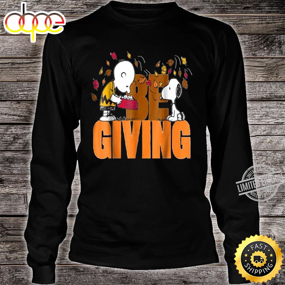 Peanuts Snoopy Charlie Brown Thanksgiving Shirt Ajpts8