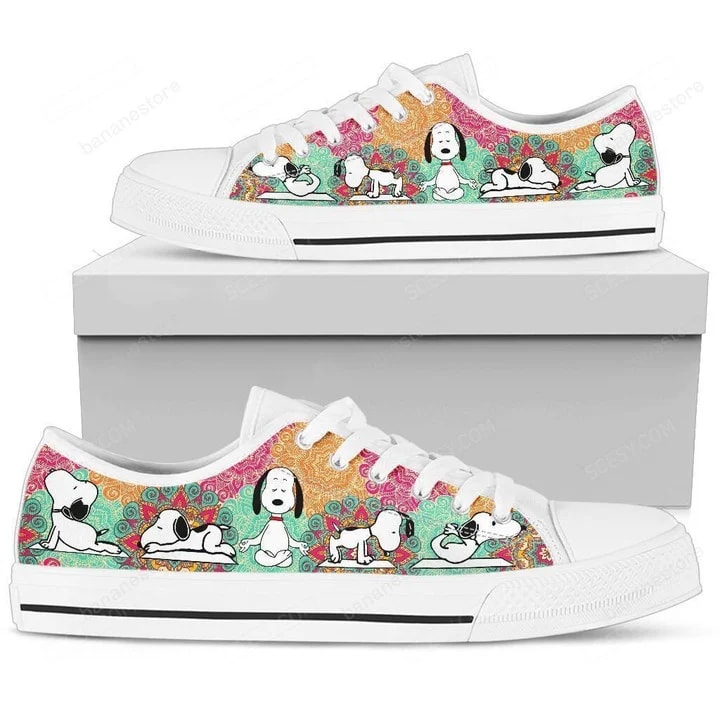 Peanuts Snoopy Yoga Low Top Shoes Oyih44