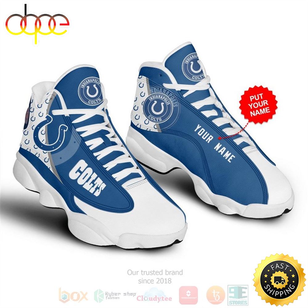 Personalized Dallas Indianapolis Colts Nfl Custom Air Jordan 13 Shoes Gswy4b