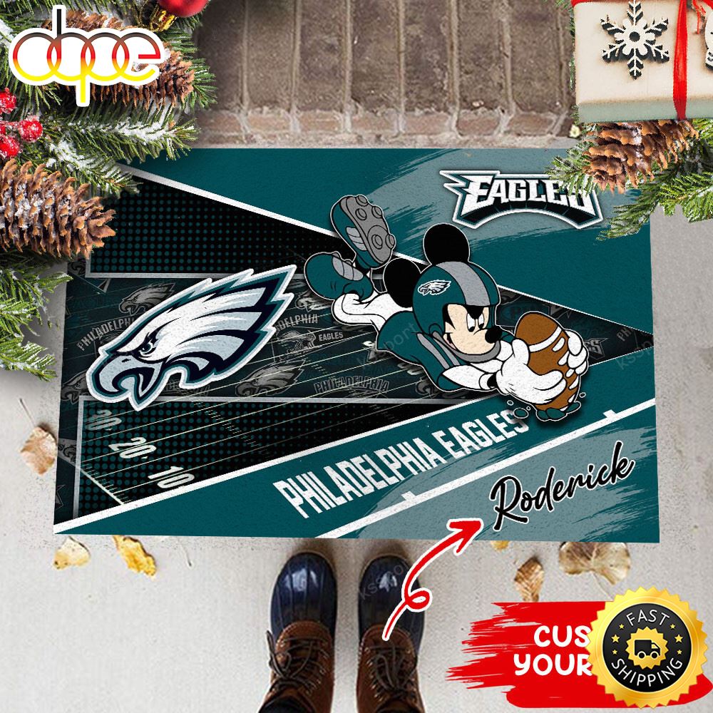 Philadelphia Eagles NFL Custom Doormat For This Season Lv2rla