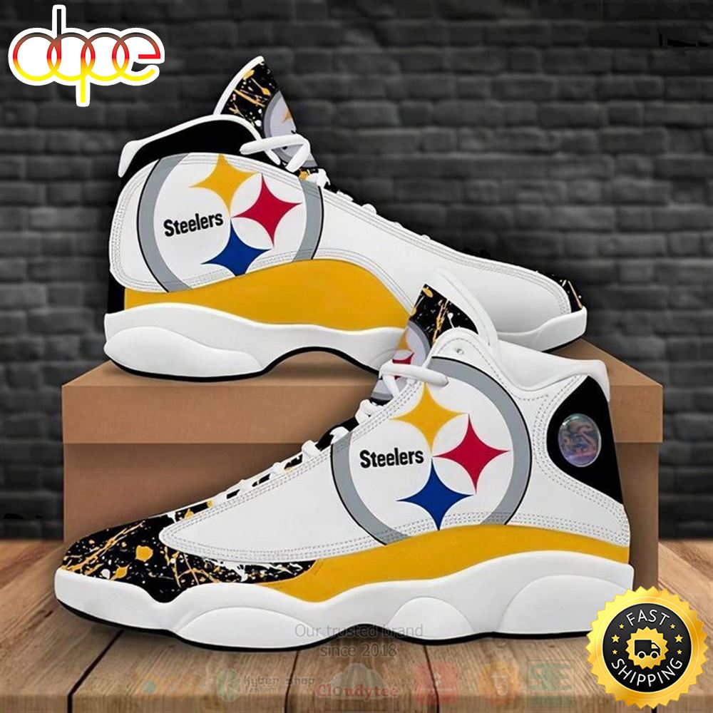 Pittsburgh Steelers Football Nfl Air Jordan 13 Shoes Odgugt