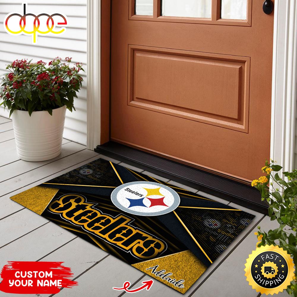 Pittsburgh Steelers NFL Custom Doormat For Sports Enthusiast This Year Lnmjfs