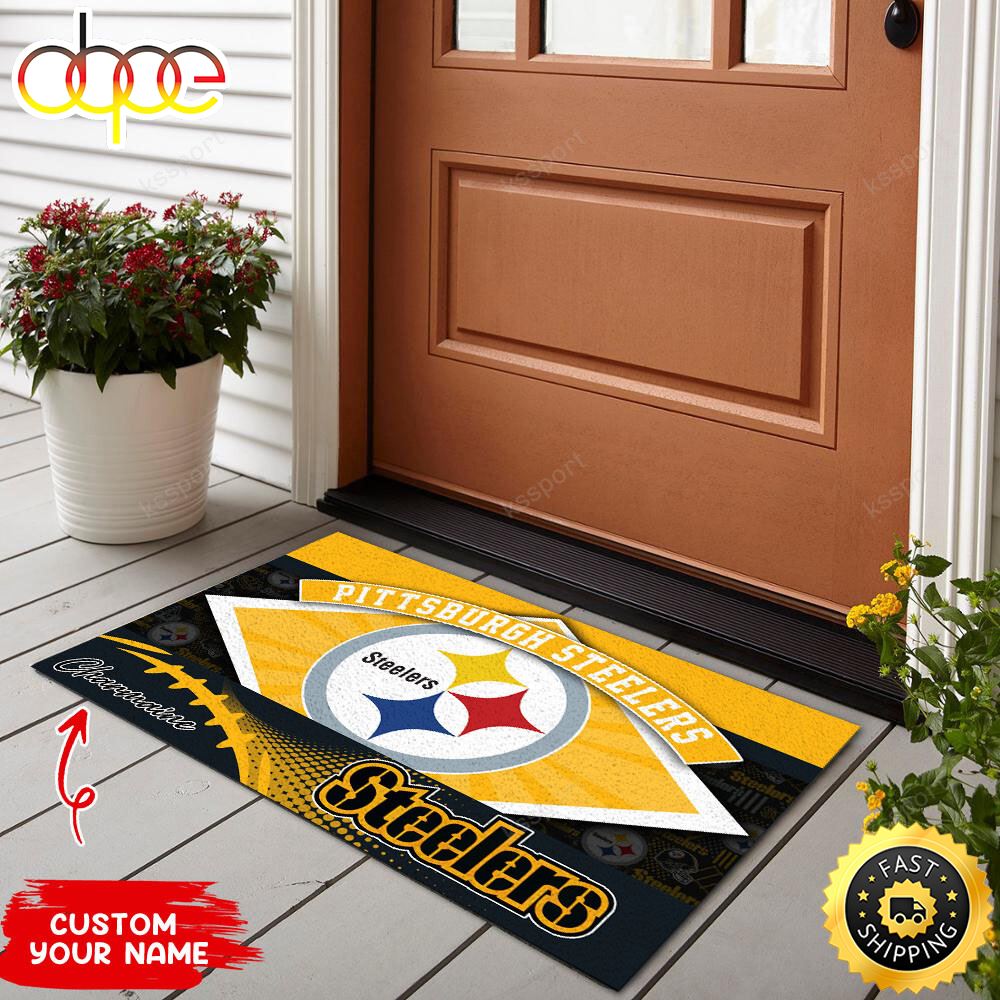 Pittsburgh Steelers NFL Personalized Doormat For This Season Yzx3f4
