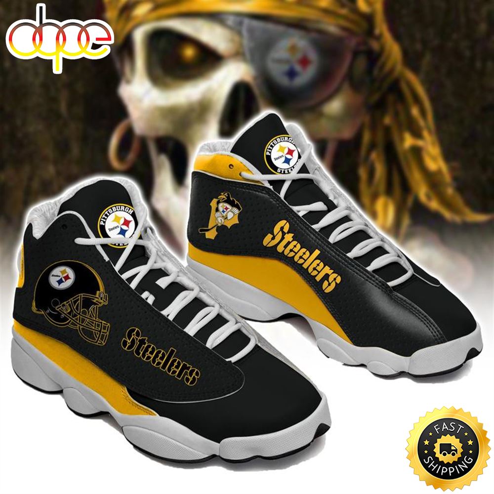 Pittsburgh Steelers Nfl Ver 14 Air Jordan 13 Sneaker Tsslid