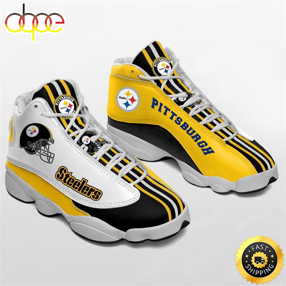Pittsburgh Steelers Nfl Ver 1 Air Jordan 13 Sneaker Moasrn