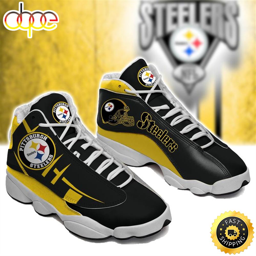 Pittsburgh Steelers Nfl Ver 8 Air Jordan 13 Sneaker Vcaet2