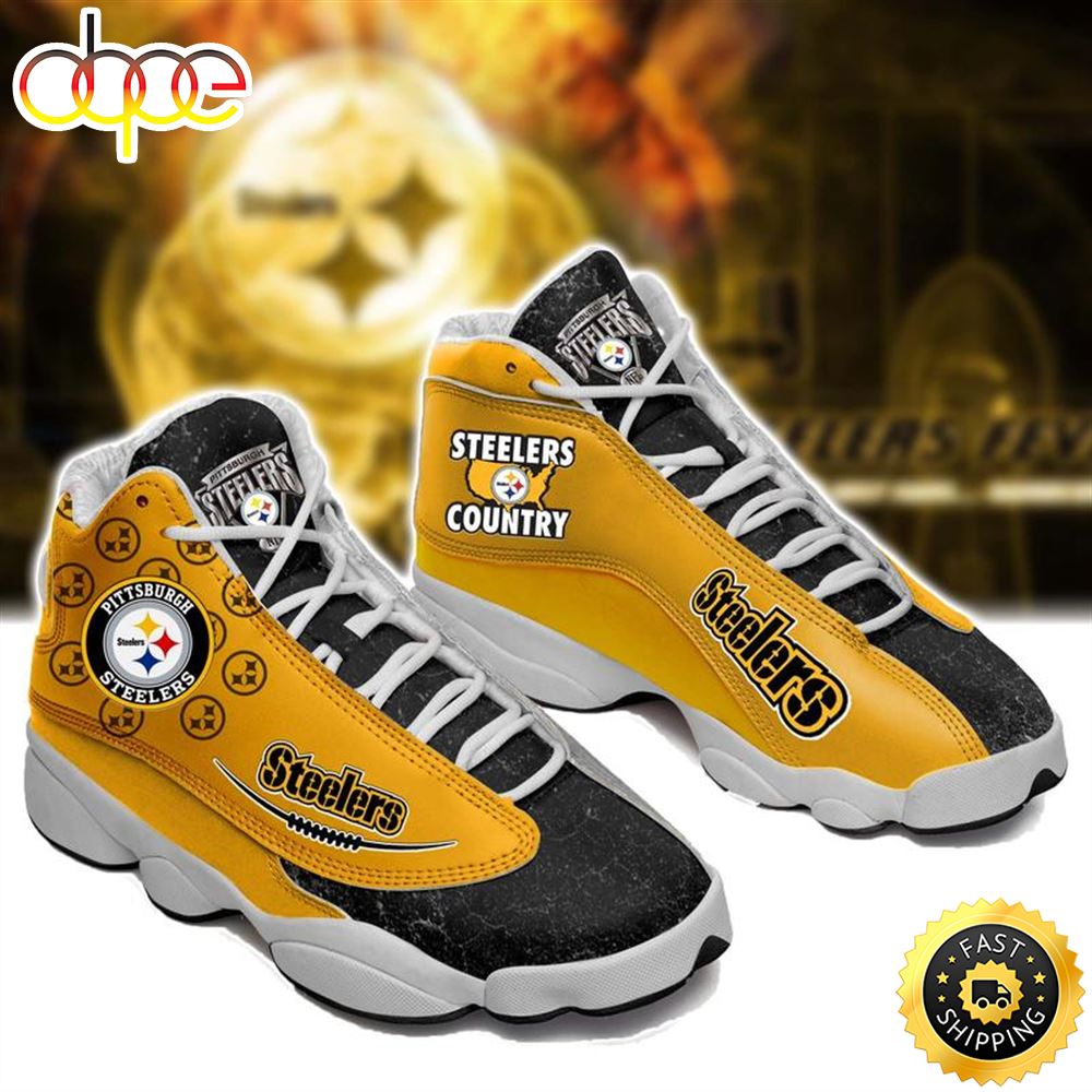 Pittsburgh Steelers Nfl Ver 9 Air Jordan 13 Sneaker Ayzlao