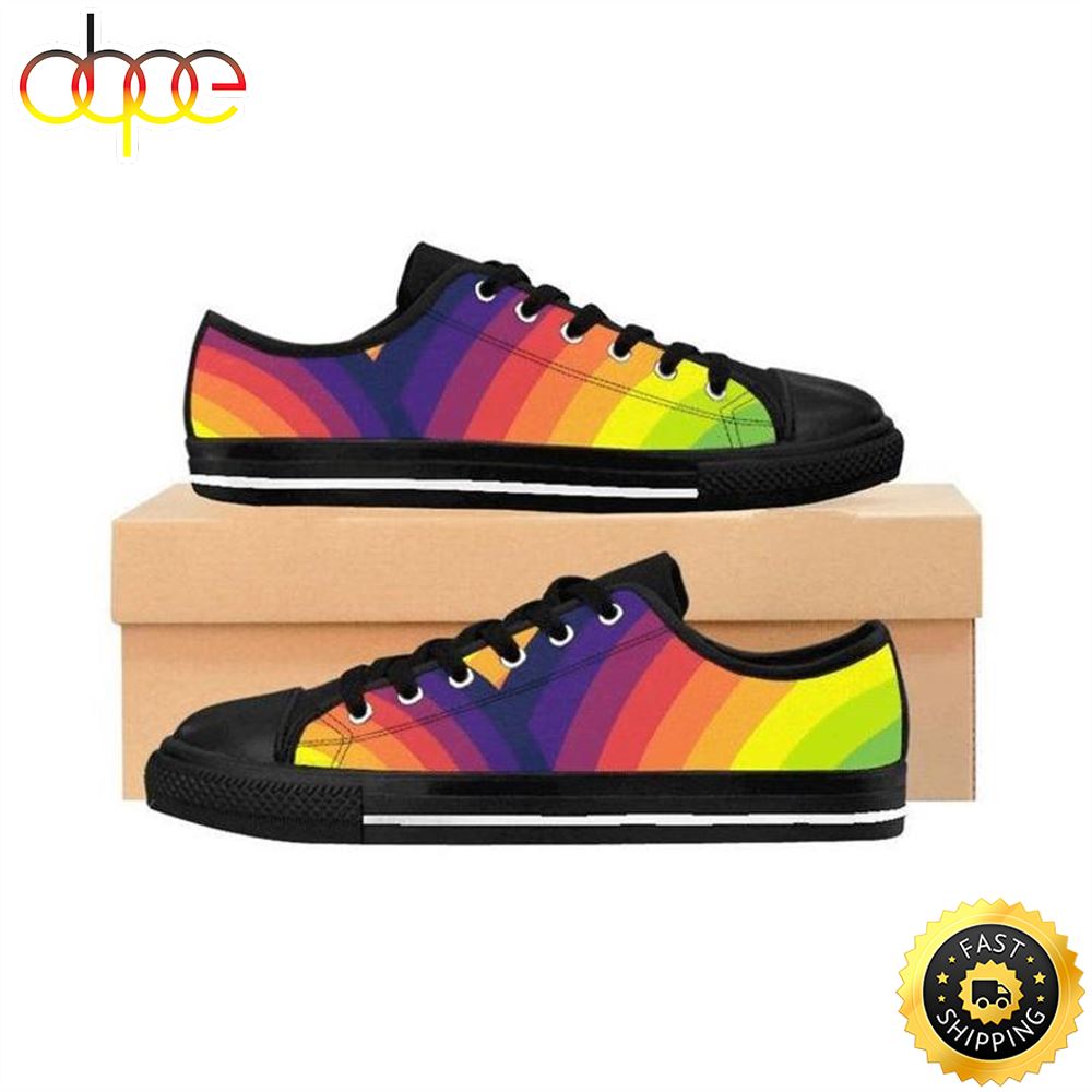 Rainbow Burst Lgbt Pride Low Top Shoes Iaq5u3