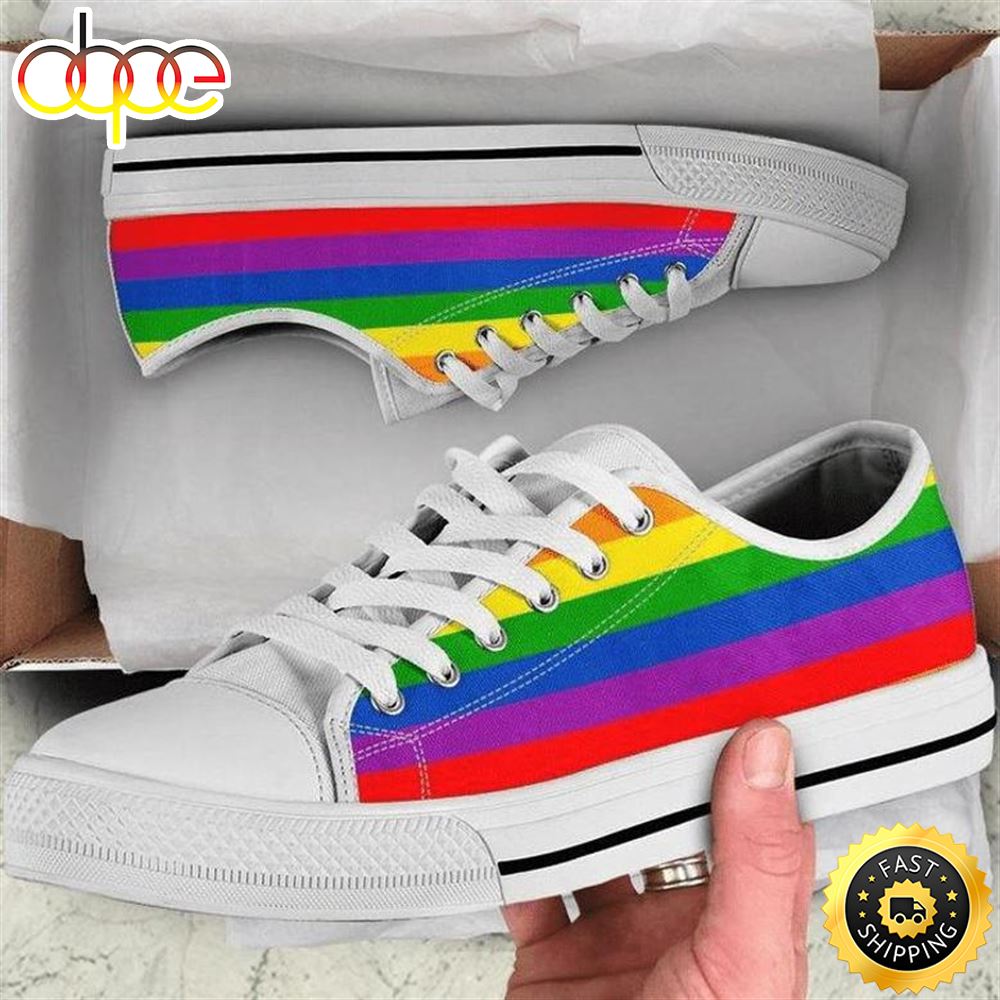 Rainbow Lgbt Pride Low Top Shoes Uhl1p3