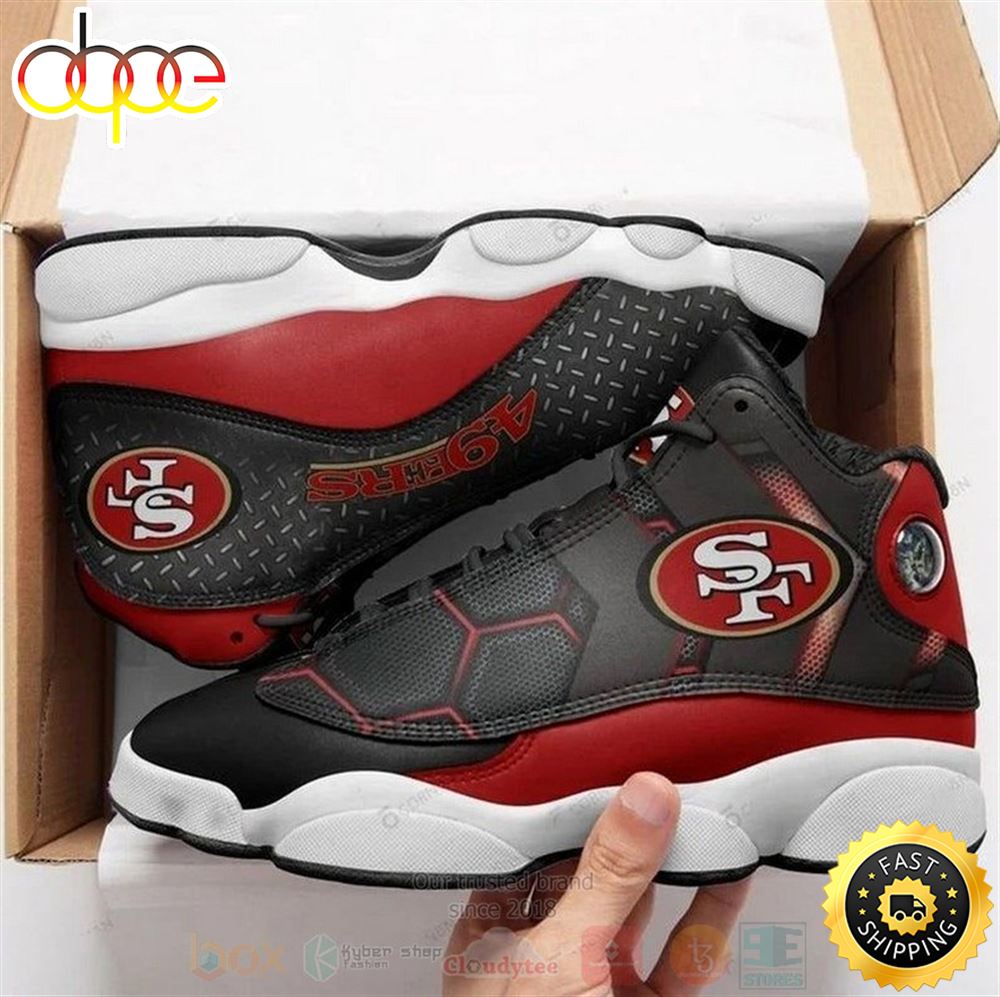 San Francisco 49Ers Nfl Football Team Air Jordan 13 Shoes 3 Flzzhf