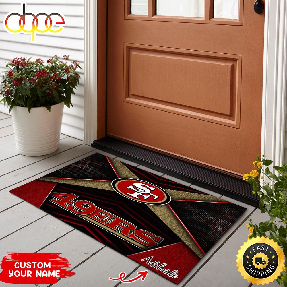 San Francisco 49ers NFL Custom Doormat For Sports Enthusiast This Year My8eqc