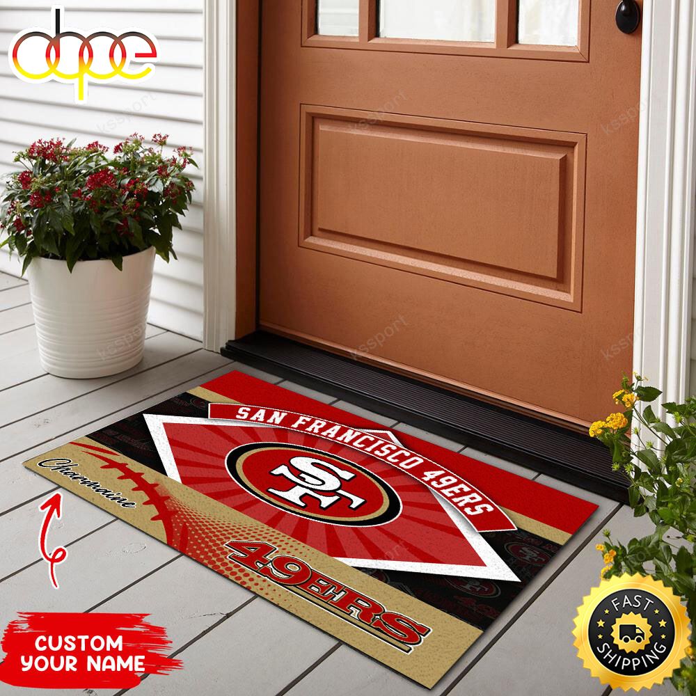 San Francisco 49ers NFL Personalized Doormat For This Season Qjrnnp