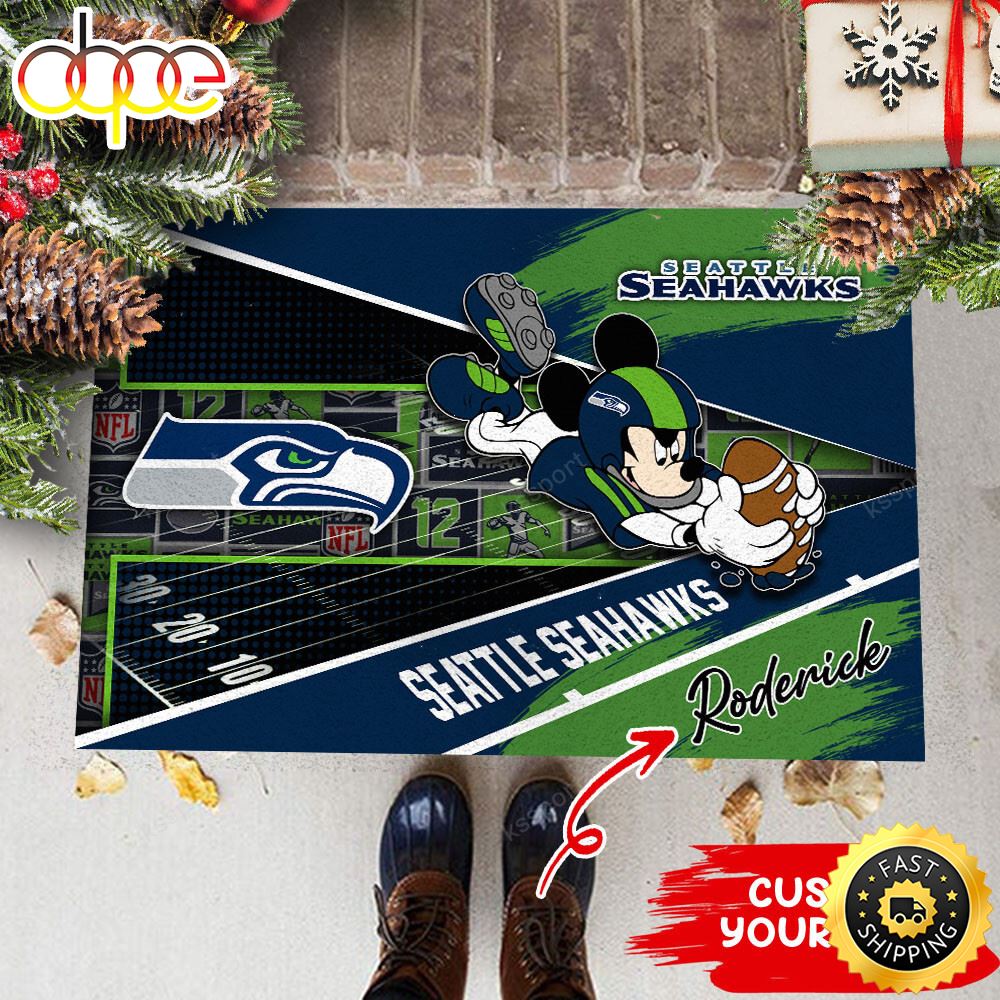 Seattle Seahawks NFL Custom Doormat For This Season Bqwp53