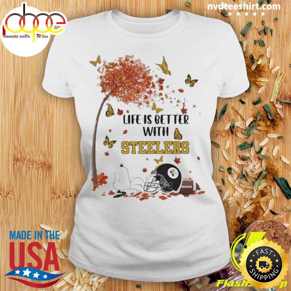 Snoopy Sleep Life Is Better With Pittsburgh Steelers Thanksgiving Shirt Hyyrvx