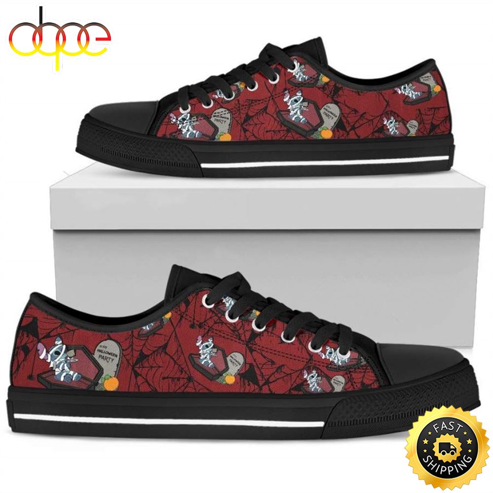 Stitch Halloween Low Top Shoes F8asaf