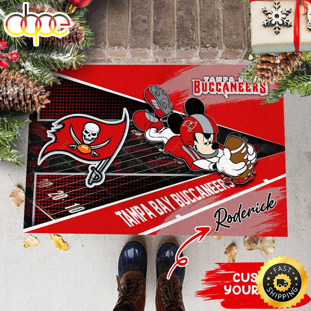 Tampa Bay Buccaneers NFL Custom Doormat For This Season D4tw2a
