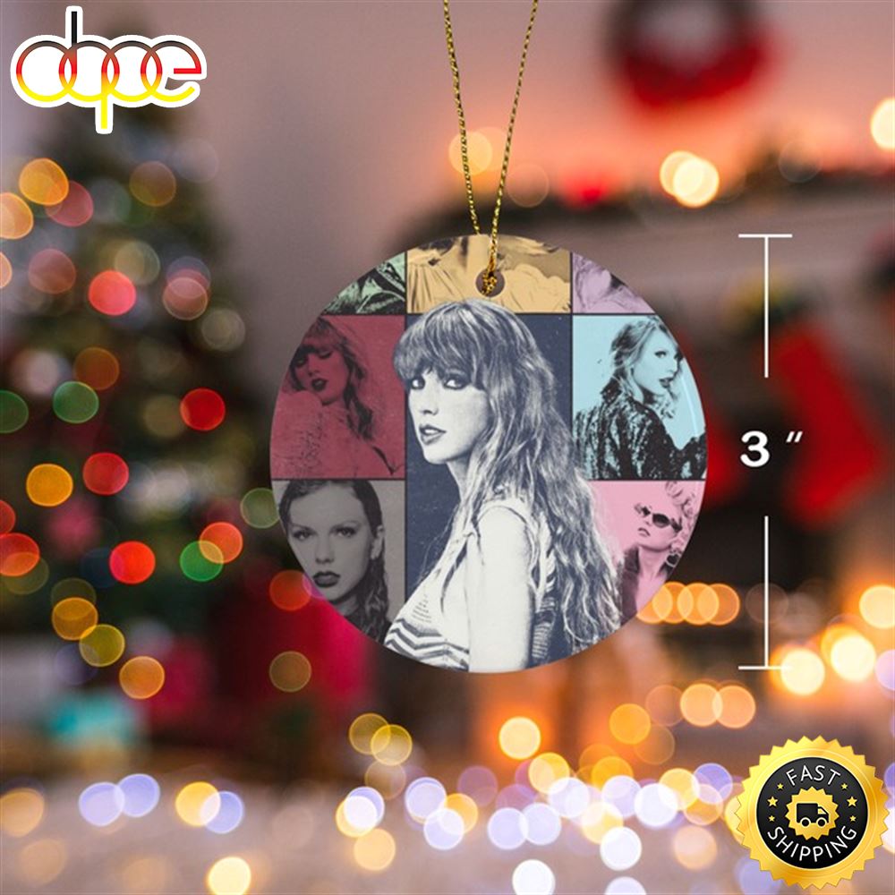 Taylor Swift Eras Tour Christmas Ceramic Ornament K1p5gm