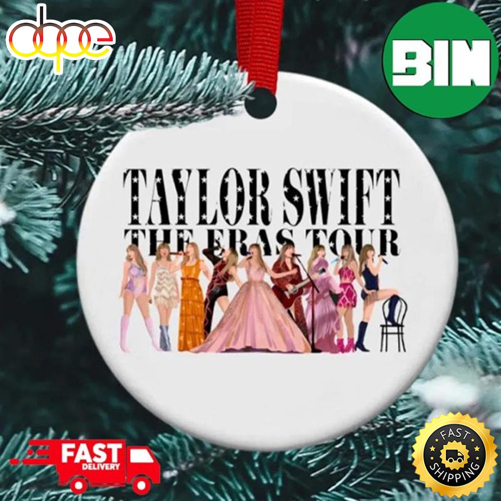 Taylor Swift Personalized Ts The Eras Tour Fan Gifts 2023 Eras Tour Christmas Ornament Ynarjm