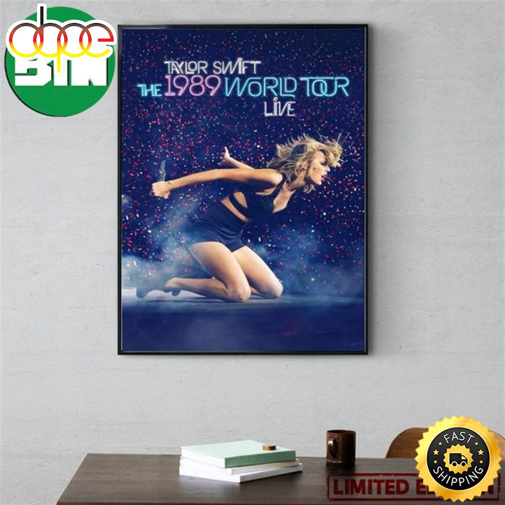 Taylor Swift The 1989 World Tour Live Poster Canvas Famm9a