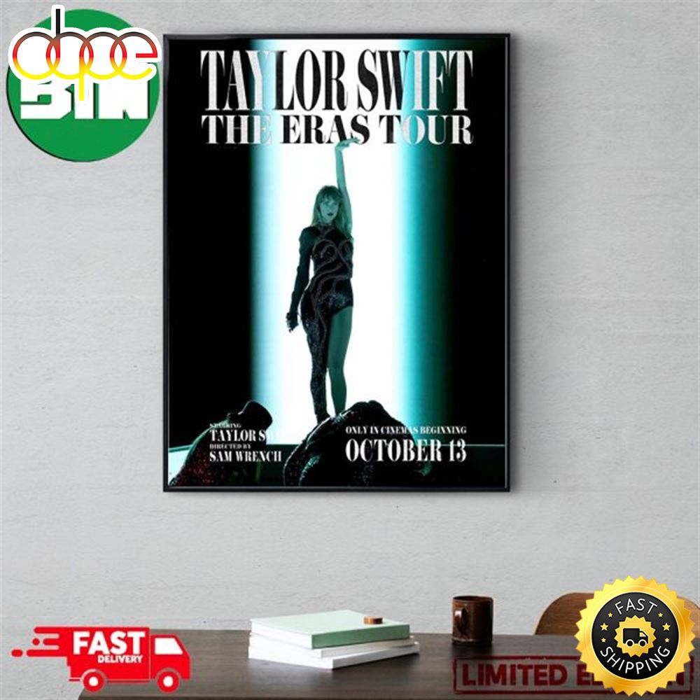 Taylor Swift The Eras Tour October 13 2023 The Eras Tour Film Home Decor Poster Canvas Ldvcla
