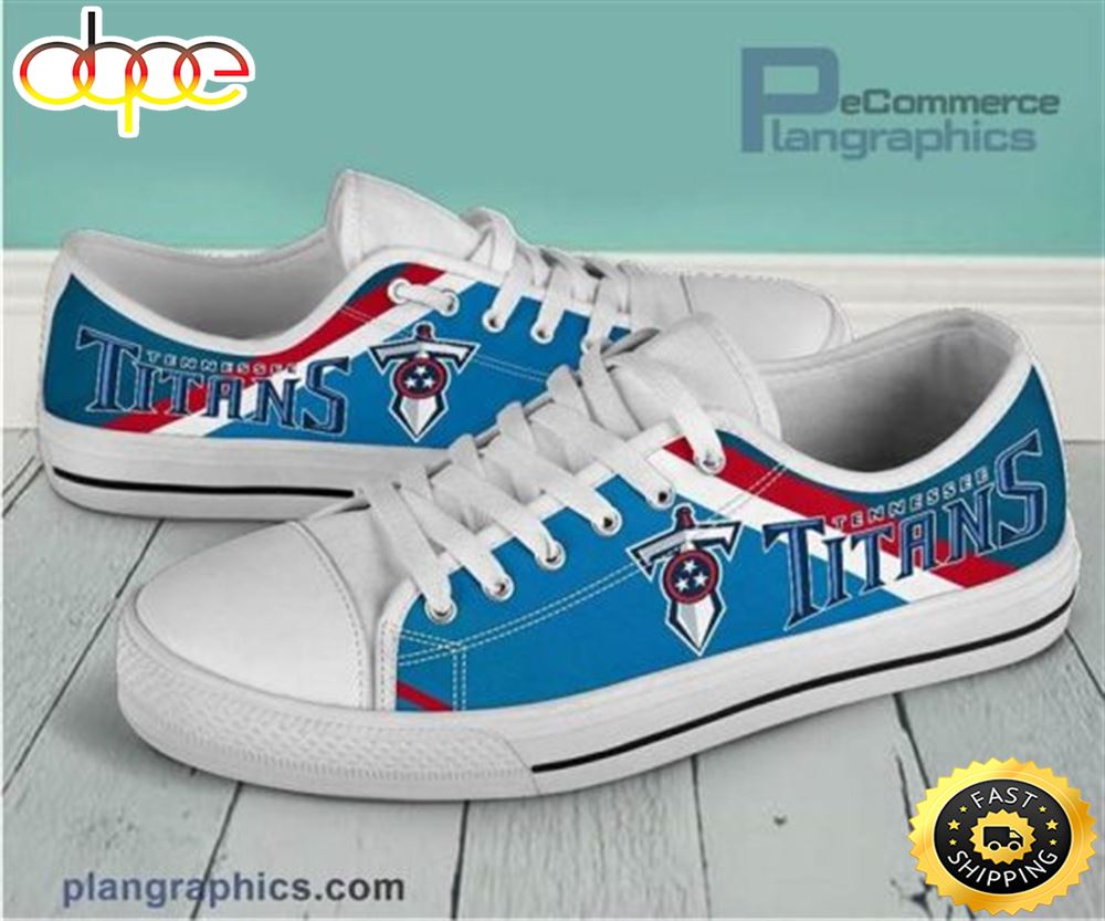 Tennessee Titans Canvas Low Top Rphz7o