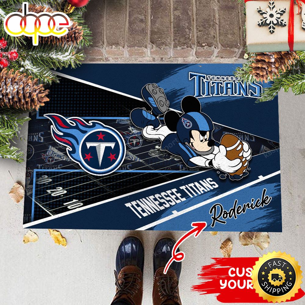 Tennessee Titans NFL Custom Doormat For This Season Awo9c8