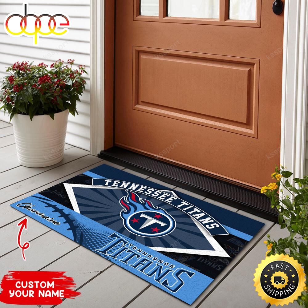 Tennessee Titans NFL Personalized Doormat For This Season Hmuvbp