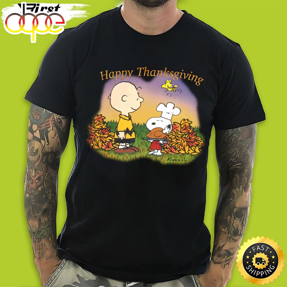 Thanksgiving Day Charlie Brown Thanksgiving Shirt Retro L1cyix