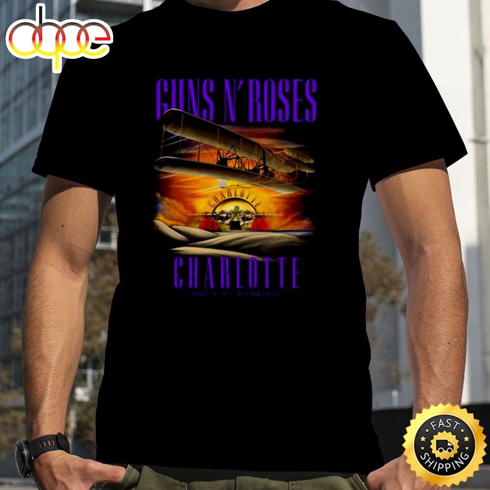 Tonight We Hit Charlotte August 29th 2023 Spectrum Center Guns N Roses Tour Fan Gifts T Shirt Eypvma