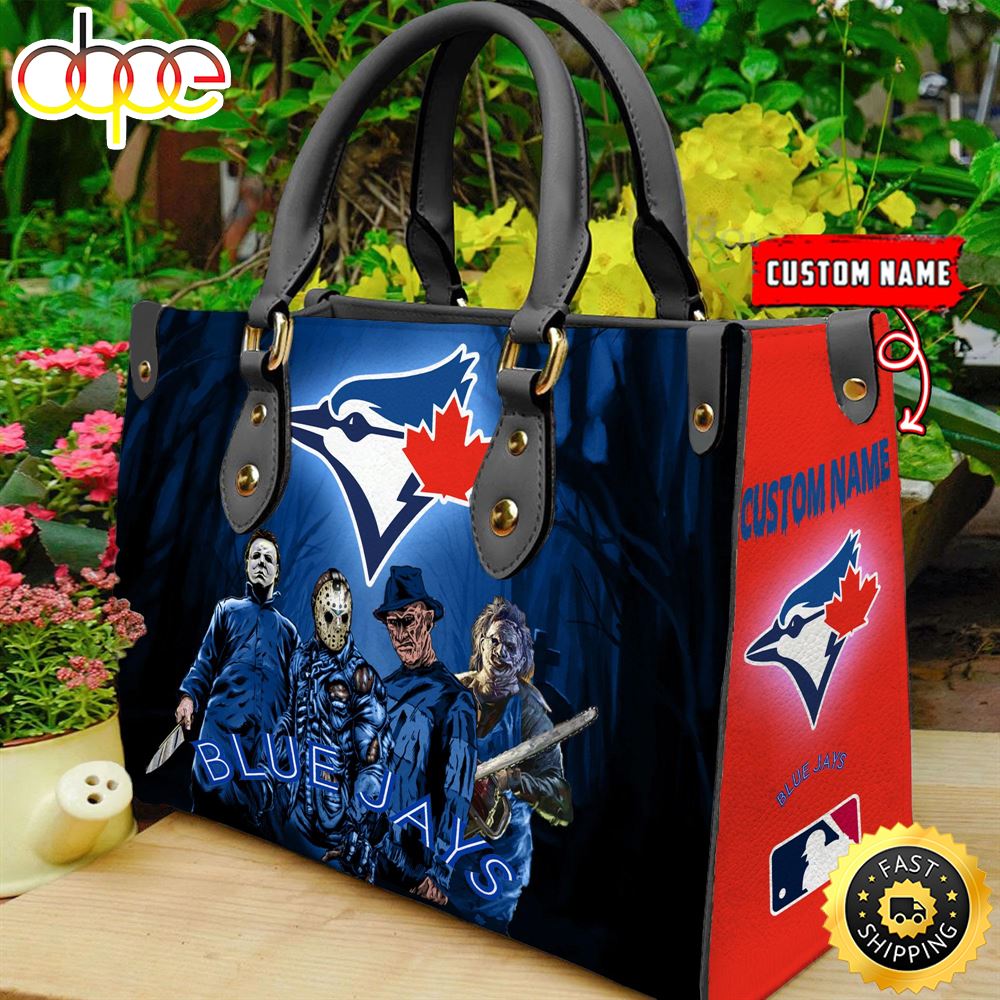 Toronto Blue Jays MLB Halloween Women Leather Hand Bag Fupb6p