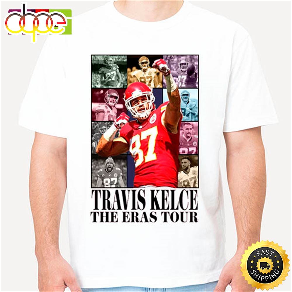 Travis Kelce The Eras Tour Inspired By Taylor Swift Essentials T Shirt Wlrov3