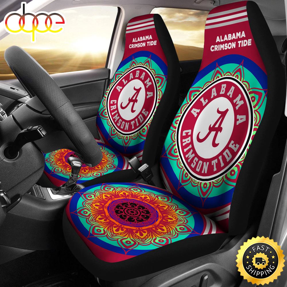 Unique Magical And Vibrant Alabama Crimson Tide Car Seat Covers Dps6wb