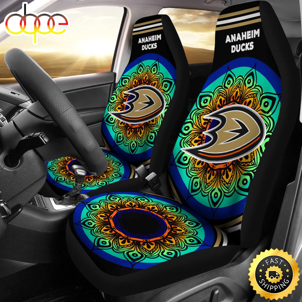 Unique Magical And Vibrant Anaheim Ducks Car Seat Covers Kbkbwy