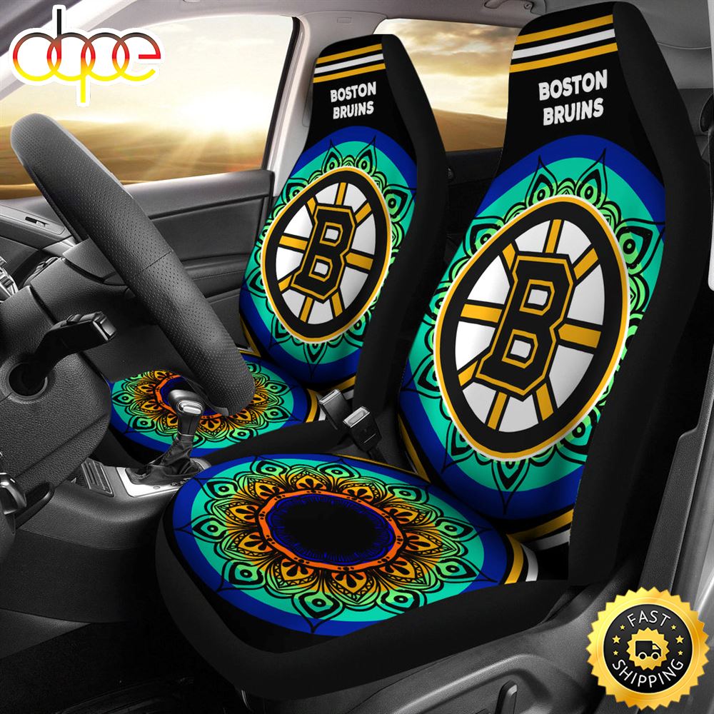 Unique Magical And Vibrant Boston Bruins Car Seat Covers Xeuszt
