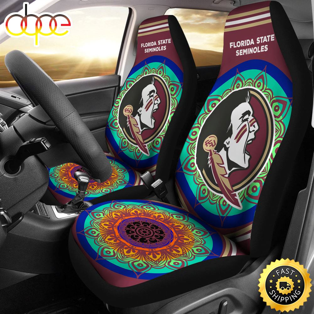 Unique Magical And Vibrant Florida State Seminoles Car Seat Covers I13i08