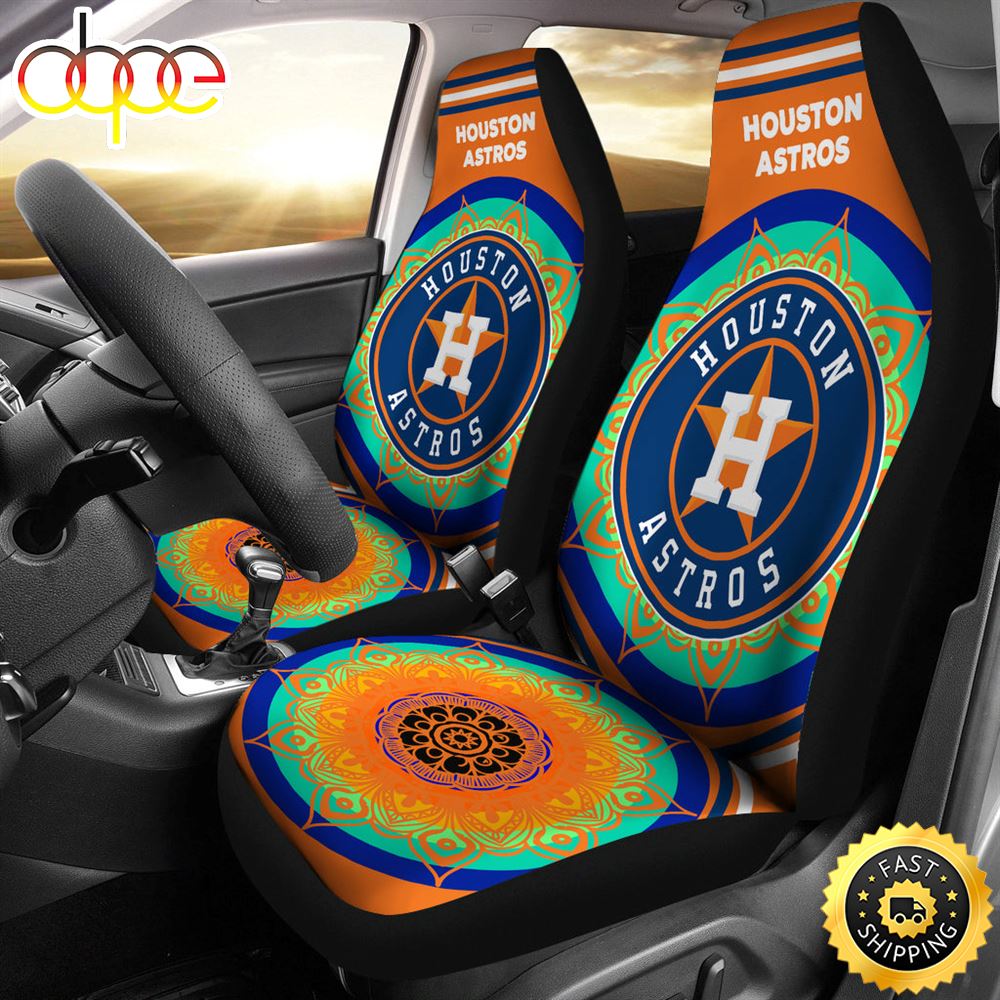 Unique Magical And Vibrant Houston Astros Car Seat Covers Gog2gm