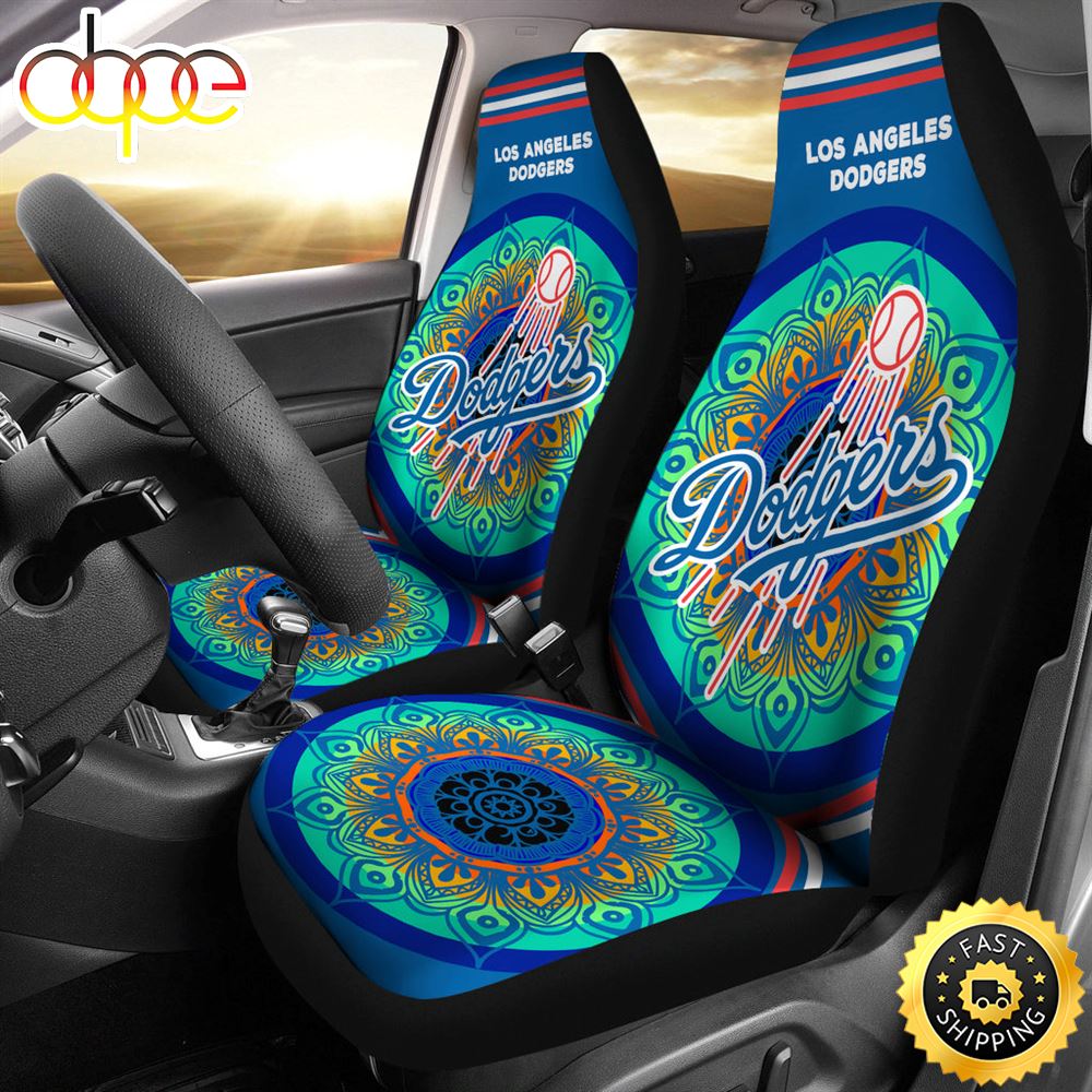 Unique Magical And Vibrant Los Angeles Dodgers Car Seat Covers Luixfy