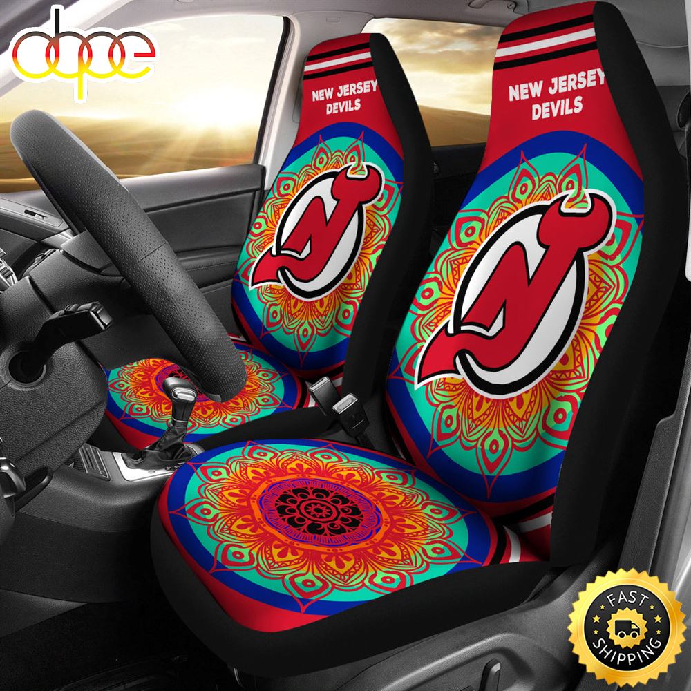 Unique Magical And Vibrant New Jersey Devils Car Seat Covers Scxfly