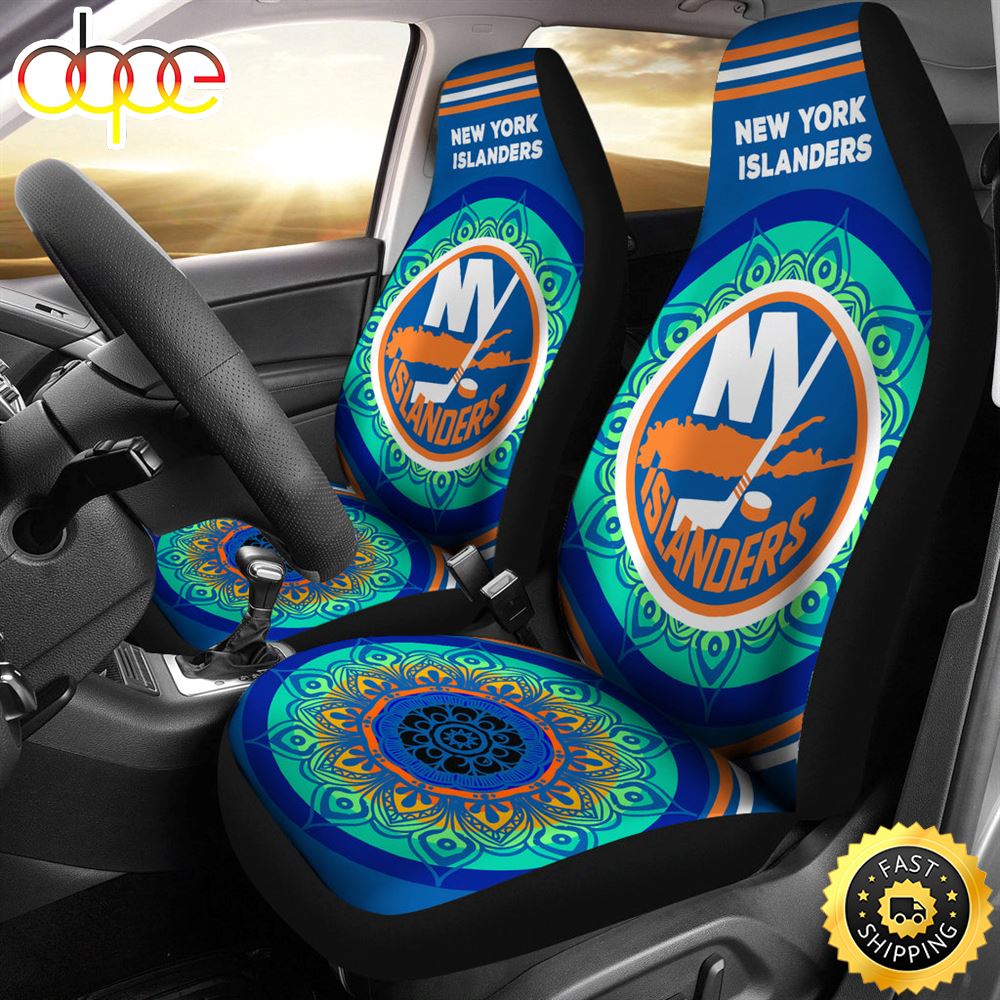 Unique Magical And Vibrant New York Islanders Car Seat Covers Zlw7su