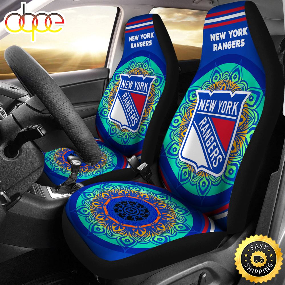 Unique Magical And Vibrant New York Rangers Car Seat Covers Q5b05l