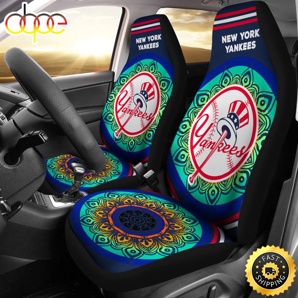 Unique Magical And Vibrant New York Yankees Car Seat Covers Koypdu