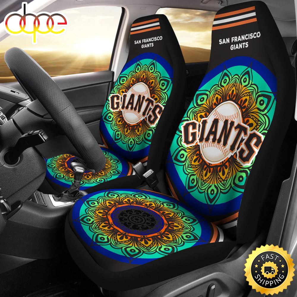 Unique Magical And Vibrant San Francisco Giants Car Seat Covers Ose42k