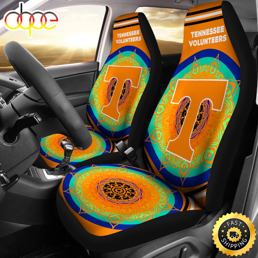 Unique Magical And Vibrant Tennessee Volunteers Car Seat Covers Mlmojg