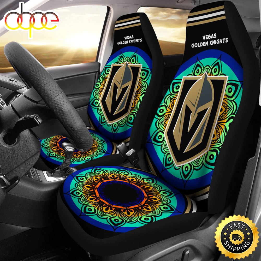 Unique Magical And Vibrant Vegas Golden Knights Car Seat Covers Bnkaka