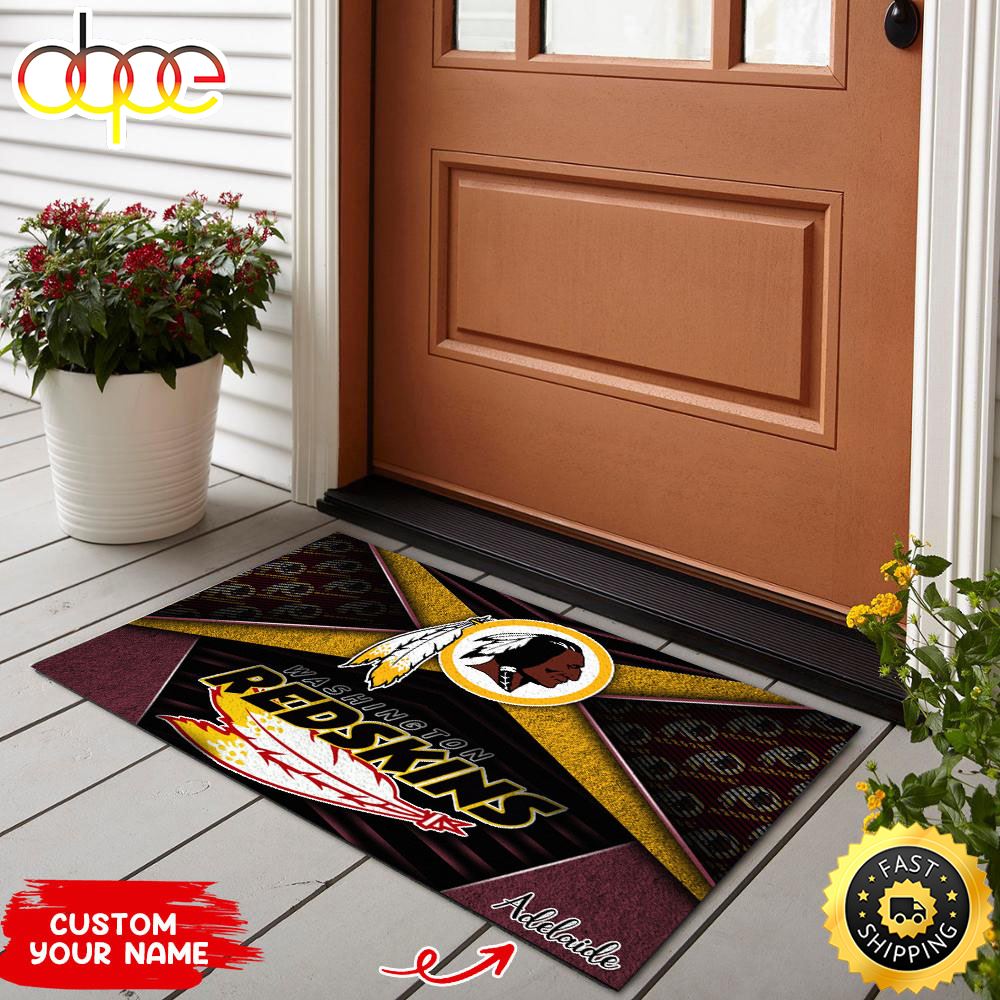 Washington Redskins NFL Custom Doormat For Sports Enthusiast This Year Bc9v0l