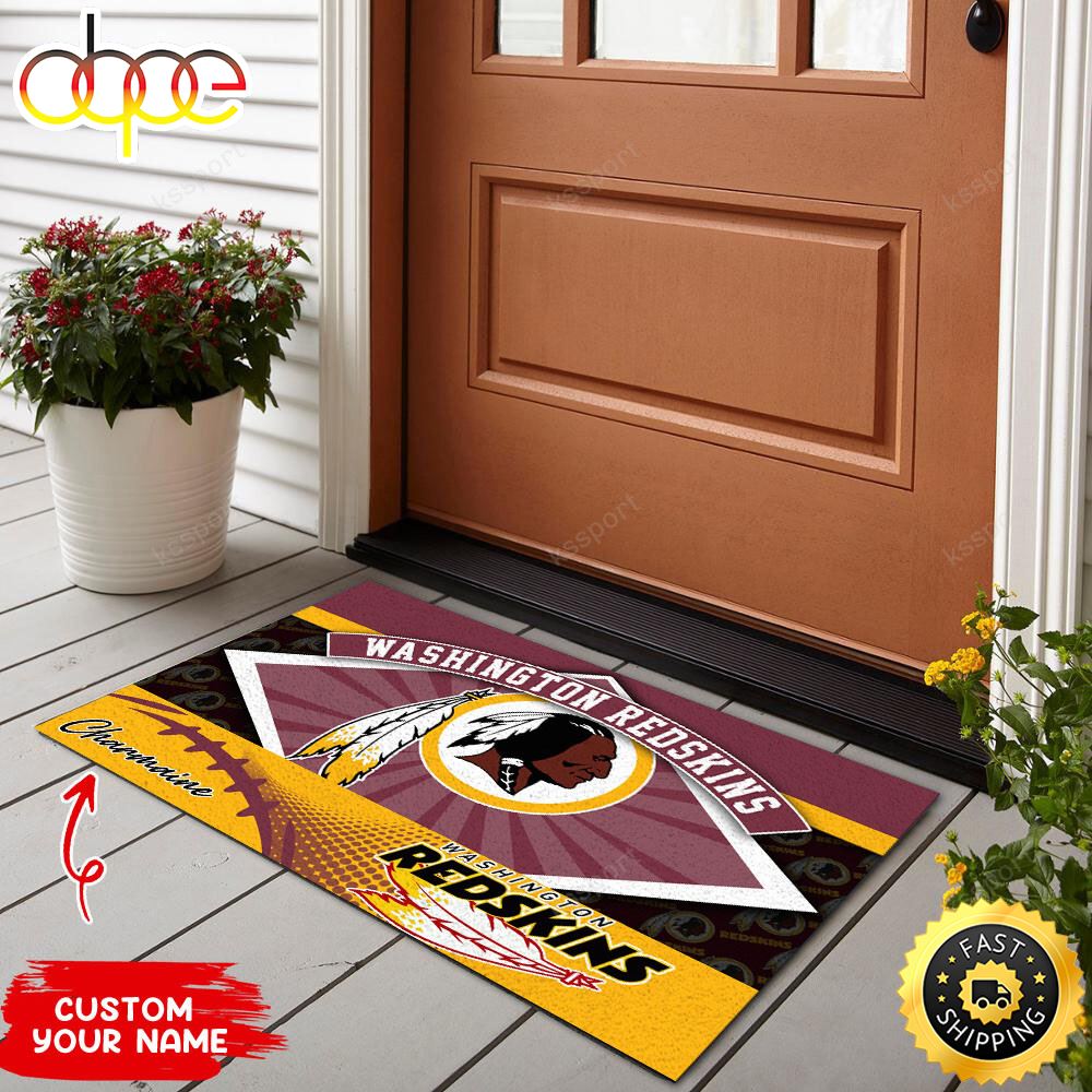 Washington Redskins NFL Personalized Doormat For This Season Qkmfoz