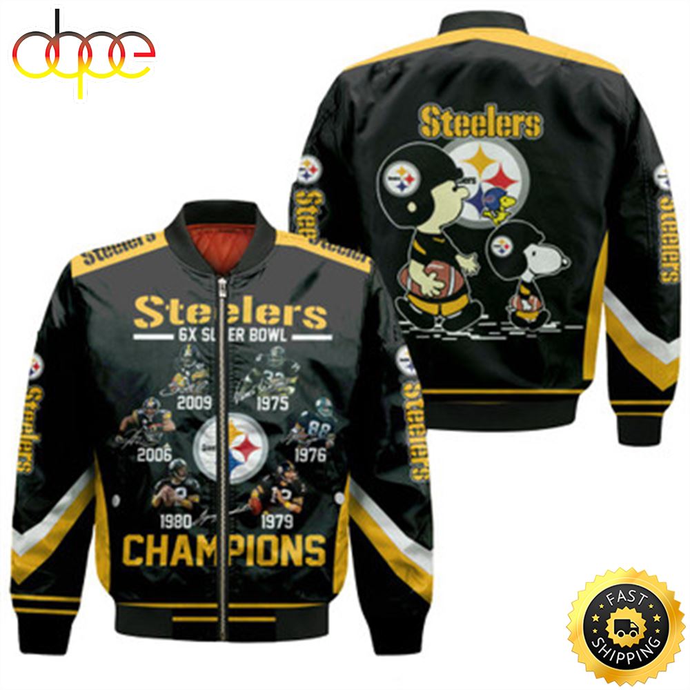 6X Super Bowl Champions Pittsburgh Steelers Jersey 2023 Nfl Season Snoopy Vs Peanuts Jersey Bomber Jacket Y1xpyh.jpg