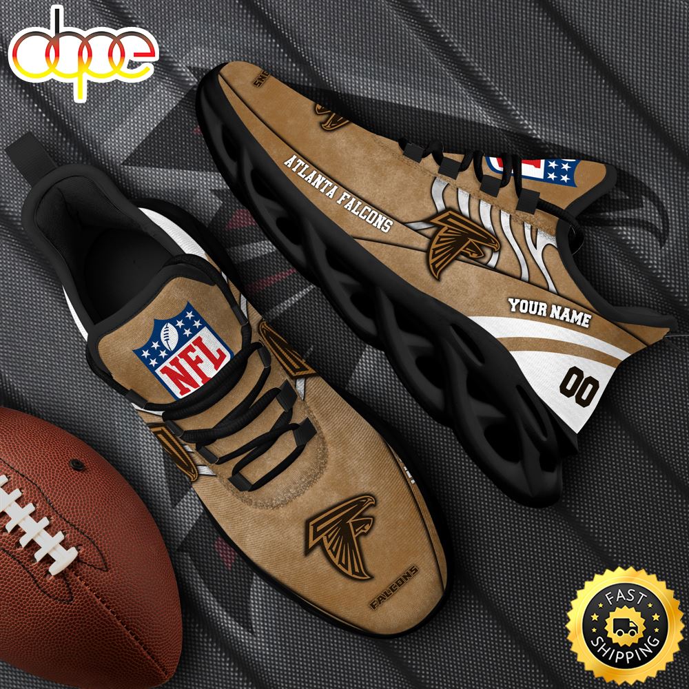 Atlanta Falcons NFL Clunky Shoes For Fans Custom Name And Number